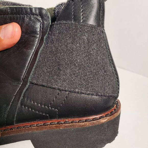 Zara Boys Leather Black Boots. Size 30 EU. SKU# B-14 - Picture 11 of 16